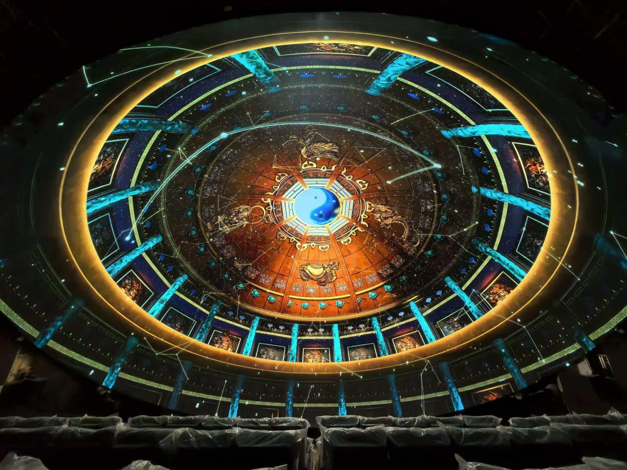 张家界 16 米球幕沉浸式 LED 显示屏控制系统项目