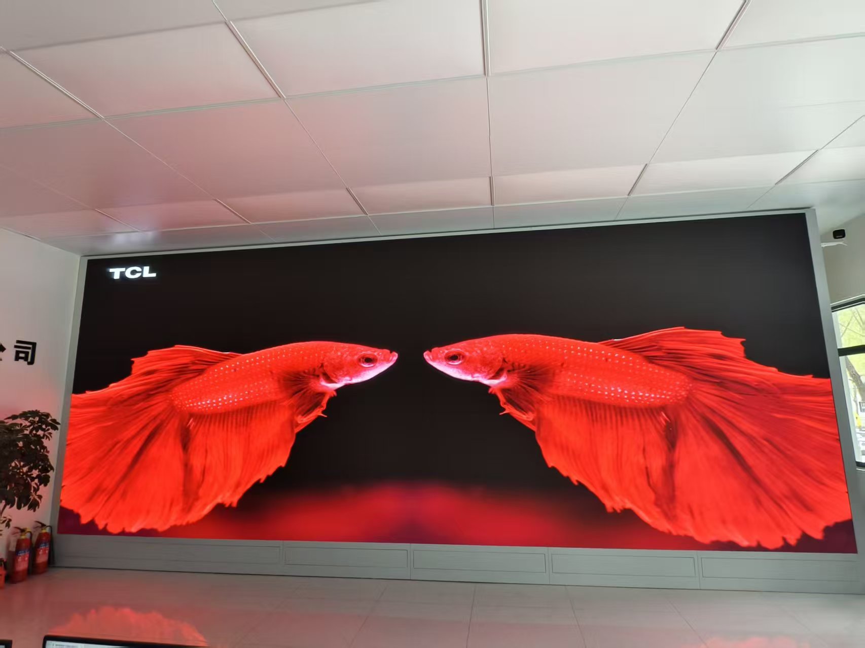 河南三门峡灵宝某金矿调度中心高清无波纹 LED 显示项目